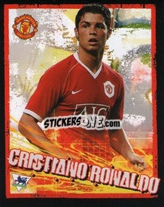 Sticker Cristiano Ronaldo - English Premier League 2006-2007. Kick off
 n. 110 - Merlin