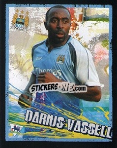 Sticker Darius Vassell - English Premier League 2006-2007. Kick off
 n. 101 - Merlin