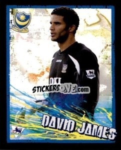 Sticker David James - English Premier League 2006-2007. Kick off
 - Merlin