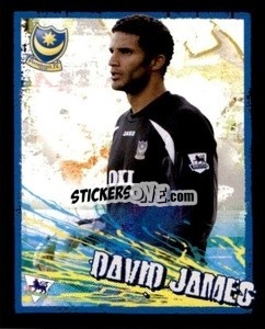 Sticker David James - English Premier League 2006-2007. Kick off
 n. 132 - Merlin