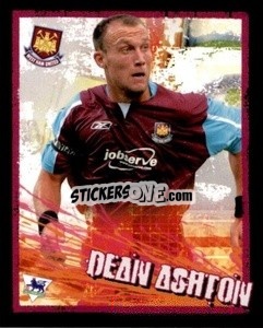 Sticker Dean Ashton - English Premier League 2006-2007. Kick off
 - Merlin