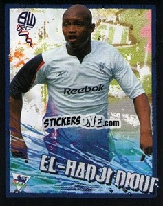 Sticker El-Hadji Diouf - English Premier League 2006-2007. Kick off
 n. 40 - Merlin