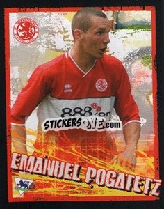 Sticker Emanuel Pogatetz - English Premier League 2006-2007. Kick off
 n. 119 - Merlin