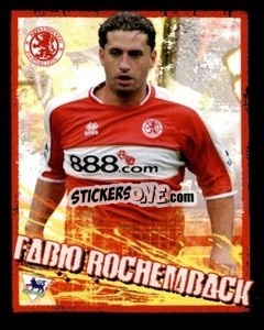 Sticker Fabio Rochemback - English Premier League 2006-2007. Kick off
 - Merlin