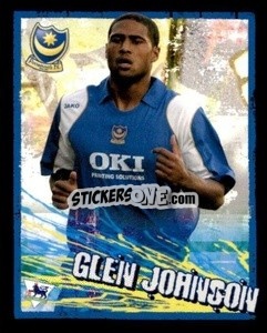 Sticker Glen Johnson - English Premier League 2006-2007. Kick off
 n. 134 - Merlin