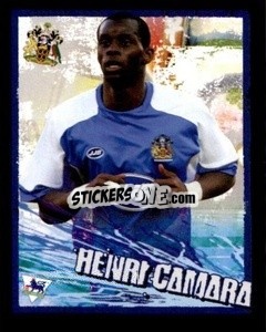 Sticker Henri Camara - English Premier League 2006-2007. Kick off
 n. 200 - Merlin