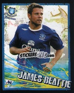 Sticker James Beattie - English Premier League 2006-2007. Kick off
 n. 70 - Merlin