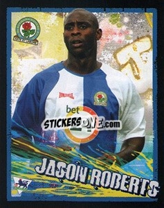 Sticker Jason Roberts - English Premier League 2006-2007. Kick off
 n. 30 - Merlin