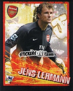 Sticker Jens Lehmann - English Premier League 2006-2007. Kick off
 - Merlin