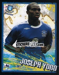 Sticker Joseph Yobo - English Premier League 2006-2007. Kick off
 n. 63 - Merlin