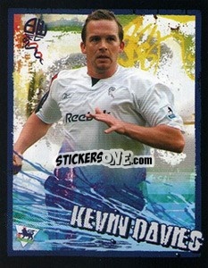 Sticker Kevin Davies - English Premier League 2006-2007. Kick off
 n. 41 - Merlin