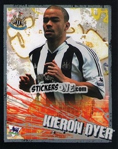 Sticker Kieron Dyer - English Premier League 2006-2007. Kick off
 n. 127 - Merlin