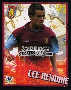 Sticker Lee Hendrie - English Premier League 2006-2007. Kick off
 n. 19 - Merlin