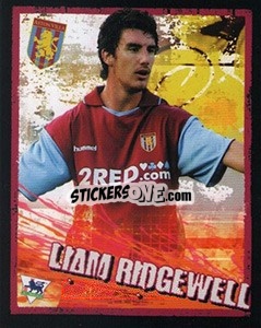 Sticker Liam Ridgewell - English Premier League 2006-2007. Kick off
 n. 14 - Merlin
