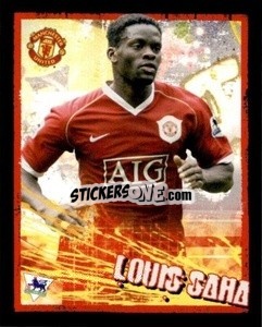 Sticker Louis Saha - English Premier League 2006-2007. Kick off
 - Merlin