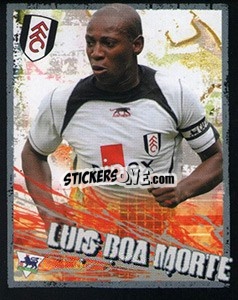Sticker Luis Boa Morte - English Premier League 2006-2007. Kick off
 - Merlin