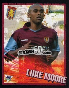 Sticker Luke Moore - English Premier League 2006-2007. Kick off
 - Merlin