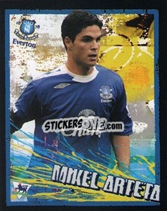 Sticker Mikel Arteta - English Premier League 2006-2007. Kick off
 n. 69 - Merlin
