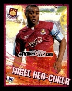 Sticker Nigel Reo-Coker - English Premier League 2006-2007. Kick off
 n. 188 - Merlin
