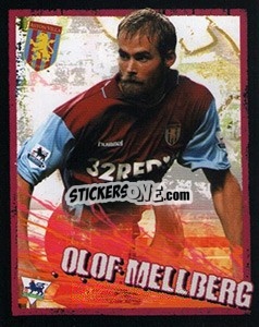 Sticker Olof Mellberg - English Premier League 2006-2007. Kick off
 n. 16 - Merlin