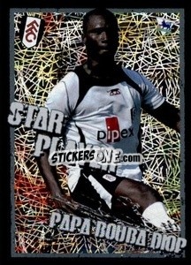 Sticker Papa Bouba Diop - English Premier League 2006-2007. Kick off
 n. 75 - Merlin