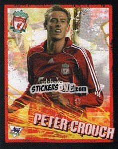 Sticker Peter Crouch - English Premier League 2006-2007. Kick off
 n. 90 - Merlin