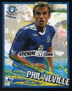 Cromo Phil Neville - English Premier League 2006-2007. Kick off
 - Merlin