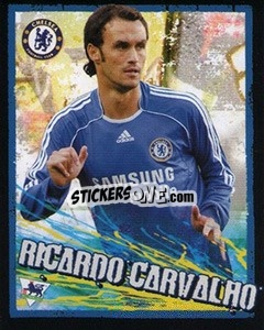 Sticker Ricardo Carvalho - English Premier League 2006-2007. Kick off
 n. 53 - Merlin