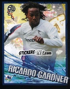 Sticker Ricardo Gardner - English Premier League 2006-2007. Kick off
 n. 39 - Merlin