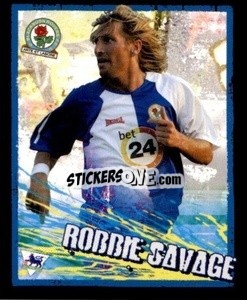 Sticker Robbie Savage - English Premier League 2006-2007. Kick off
 - Merlin