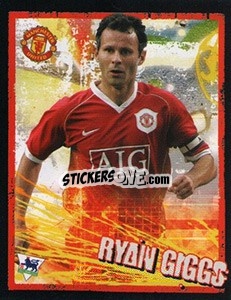 Sticker Ryan Giggs - English Premier League 2006-2007. Kick off
 n. 107 - Merlin