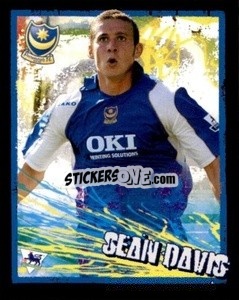 Sticker Sean Davis - English Premier League 2006-2007. Kick off
 n. 140 - Merlin