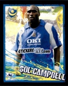 Sticker Sol Campbell - English Premier League 2006-2007. Kick off
 n. 133 - Merlin