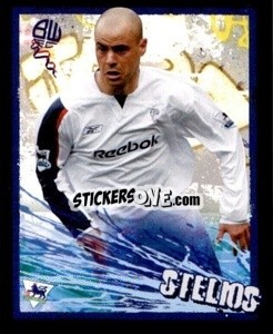 Sticker Stelios Giannakopoulos - English Premier League 2006-2007. Kick off
 n. 37 - Merlin