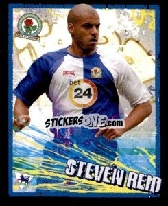 Sticker Steven Reid - English Premier League 2006-2007. Kick off
 n. 28 - Merlin
