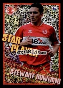 Sticker Stewart Downing - English Premier League 2006-2007. Kick off
 - Merlin