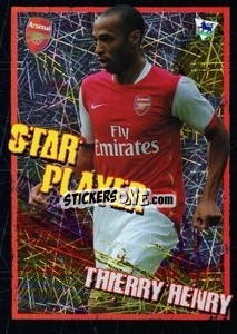 Sticker Thierry Henry - English Premier League 2006-2007. Kick off
 n. 5 - Merlin