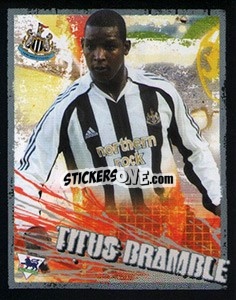 Sticker Titus Bramble - English Premier League 2006-2007. Kick off
 n. 124 - Merlin