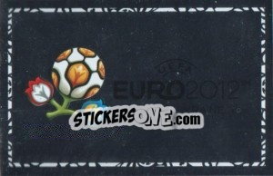 Sticker Official Logo - UEFA Euro Poland-Ukraine 2012. Dutch edition - Panini