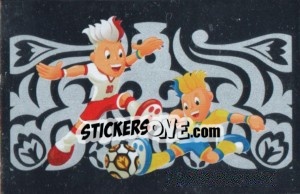 Sticker Official Mascot - UEFA Euro Poland-Ukraine 2012. Dutch edition - Panini