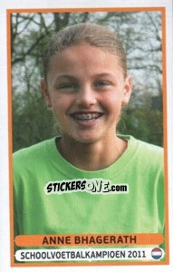 Sticker Anne Bhagerath - UEFA Euro Poland-Ukraine 2012. Dutch edition n. 6 - Panini
