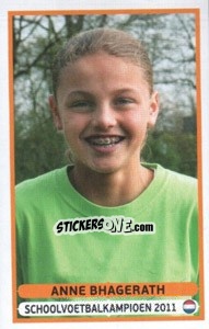 Sticker Anne Bhagerath - UEFA Euro Poland-Ukraine 2012. Dutch edition - Panini