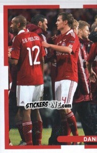 Sticker Team foto (1 for 2) - UEFA Euro Poland-Ukraine 2012. Dutch edition n. 12 - Panini
