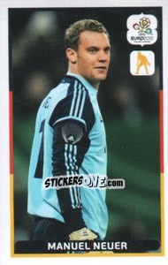 Sticker Manuel Neuer - UEFA Euro Poland-Ukraine 2012. Dutch edition - Panini