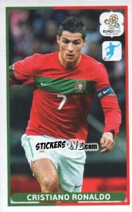 Sticker Cristiano Ronaldo - UEFA Euro Poland-Ukraine 2012. Dutch edition n. 31 - Panini