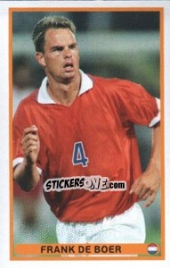 Sticker Frank de Boer - UEFA Euro Poland-Ukraine 2012. Dutch edition n. 33 - Panini