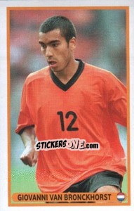 Sticker Giovanni van Bronckhorst - UEFA Euro Poland-Ukraine 2012. Dutch edition n. 47 - Panini
