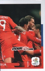 Sticker Team foto (2 for 2) - UEFA Euro Poland-Ukraine 2012. Dutch edition - Panini