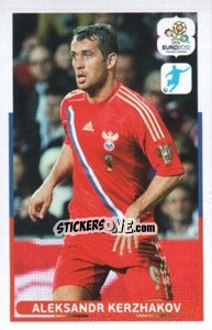 Sticker Aleksandr Kerzhakov - UEFA Euro Poland-Ukraine 2012. Dutch edition - Panini