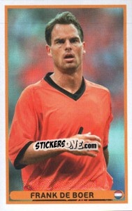 Sticker Frank de Boer - UEFA Euro Poland-Ukraine 2012. Dutch edition n. 54 - Panini